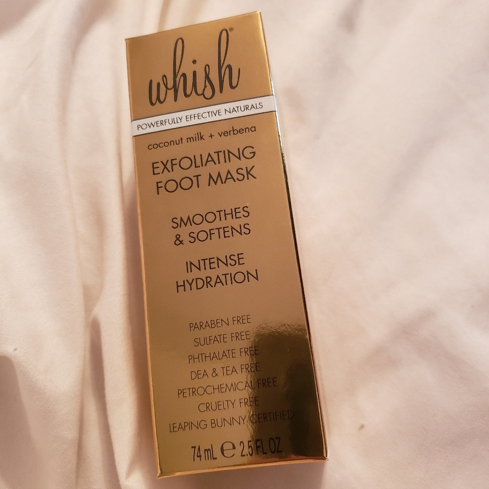 Whish beauty exfoliating foot mask